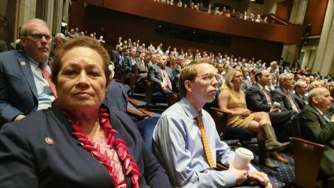 Congresswoman Amata and other Members of Congress gathered to hear directly from Ukraine's President Zelensky