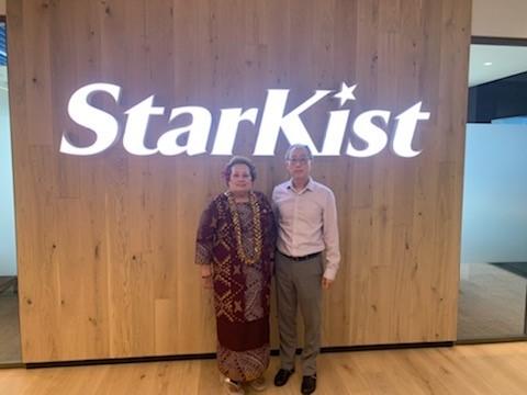 Congresswoman Amata met with StarKist CEO Andrew Choe