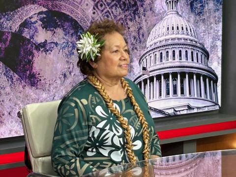 Congresswoman Amata pictured in August in the Rayburn House Office Building