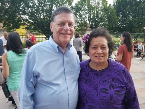 Congresswoman Amata pictured with Congressman Tom Cole now Chairman of the Appropriations Committee