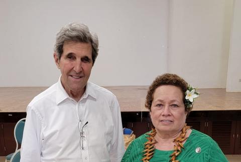 Congresswoman Amata with Secretary Kerry
