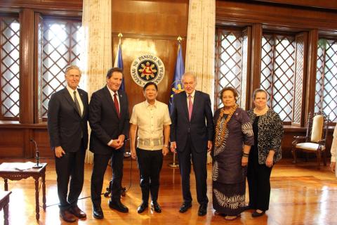 Delegation and President Marcos