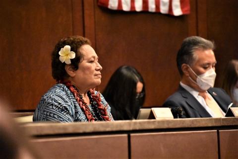 Rep Amata and Chairman Takano in the hearing last week