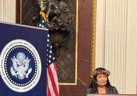 Secretary Haaland spoke at the Convening