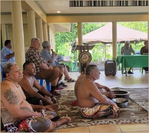 Traditional Ava ceremony in Asili