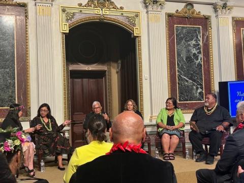Various Pacific Islander leaders spoke in panel discussions