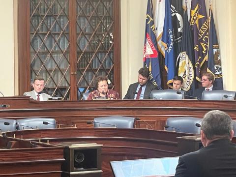 Amata speaking in HVAC Buy American hearing
