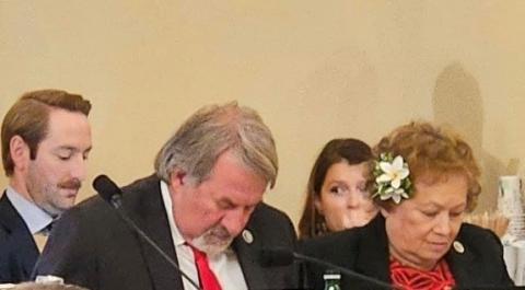 Congressman LaMalfa and Congresswoman Amata in the House Natural Resources Committee