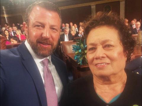 Congresswoman Amata and DHS Secretary Markwayne Mullin (file photo)2
