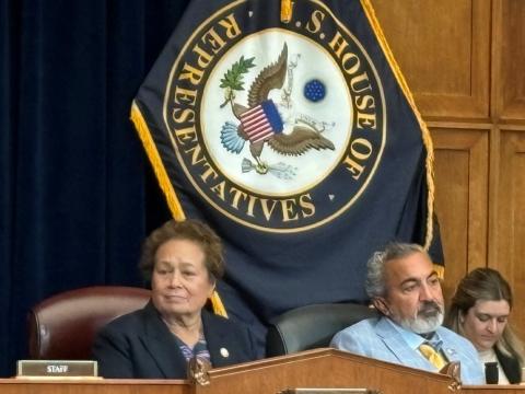 Congresswoman Amata chairing the EAP Subcommittee during hearing this week