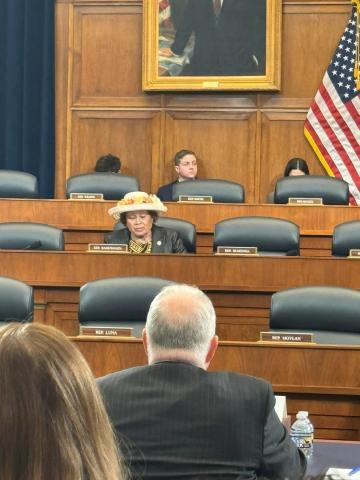 Congresswoman Amata in the Foreign Affairs Committee on Wednesday
