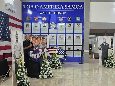 Governor Pulaali’i Honoring the Life and Memory of Ray Saaga Asuega