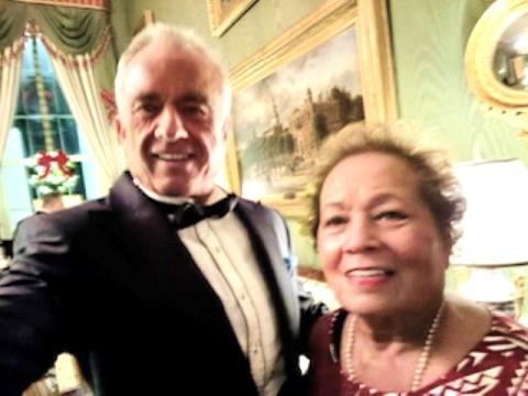 Congresswoman Uifa'atali Amata with HHS Secretary Robert F. Kennedy, Jr.