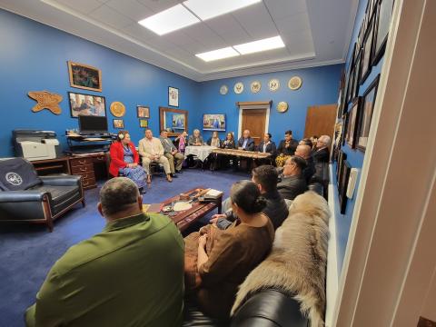 Meeting with Governor Lemanu and ASG officials