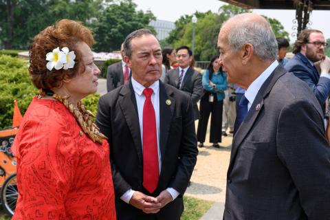 Members of Congress from the three Pacific territories