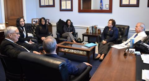 Pacific lawmakers discussing education with APIA Scholars group
