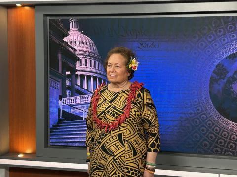 Pictured in late July in the Rayburn House Office Building