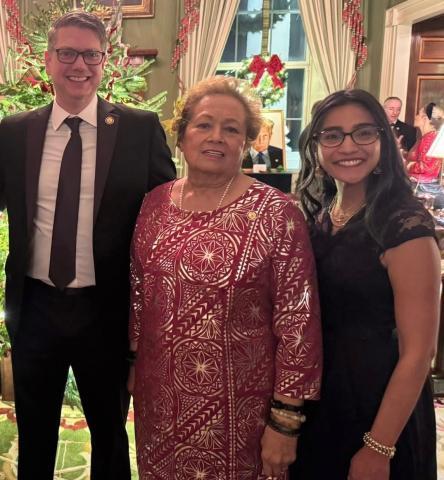 Pictured Christmas 2025 with Congressman Begich and his lovely wife