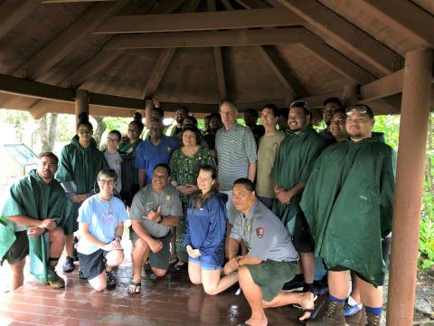 Rep Amata with NPS crew, during the Feb 2020 visit of US Mint Director David Ryder and then NPS Regional Director Stanley Austin