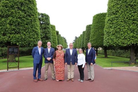 Vice Chairman Amata in Normandy