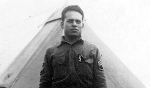 Uifa'atali Peter T. Coleman in the Army in World War II