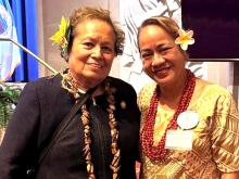Congresswoman Amata and Dr Celestine Faumuina-Nix