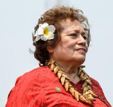 Congresswoman Amata at Capitol Hill outdoor event - file photo