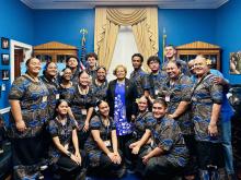 Congresswoman Amata with 2026 Closeup Students