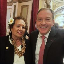 Pictured with EPA Administrator Lee Zeldin, Rep. Amata's former colleague in Congress