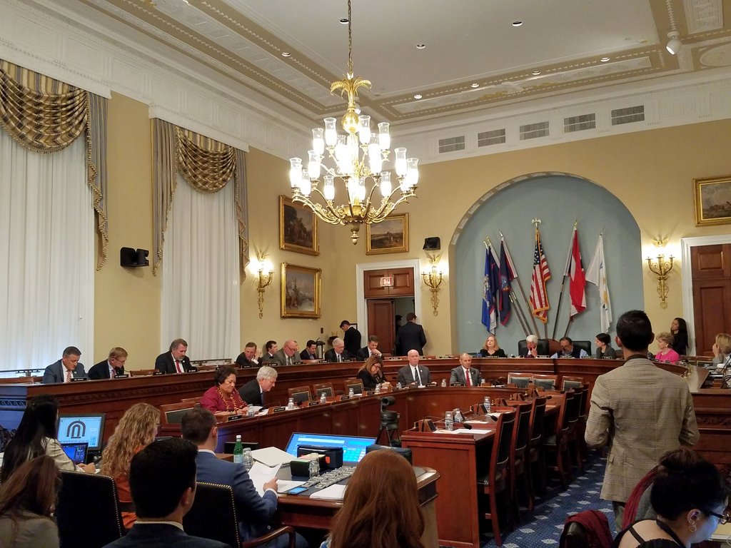 Natural Resources ornate Committee room 