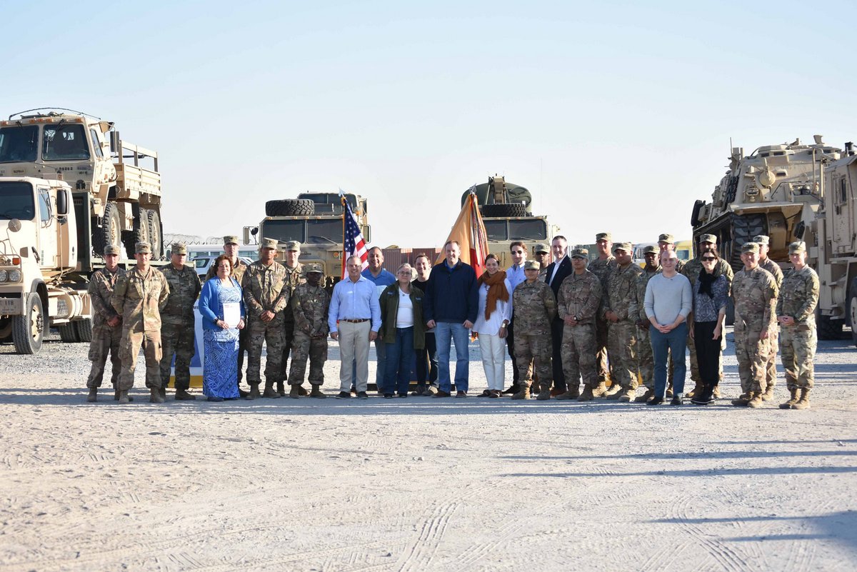 Visiting the military in the Middle East over the week of Christmas