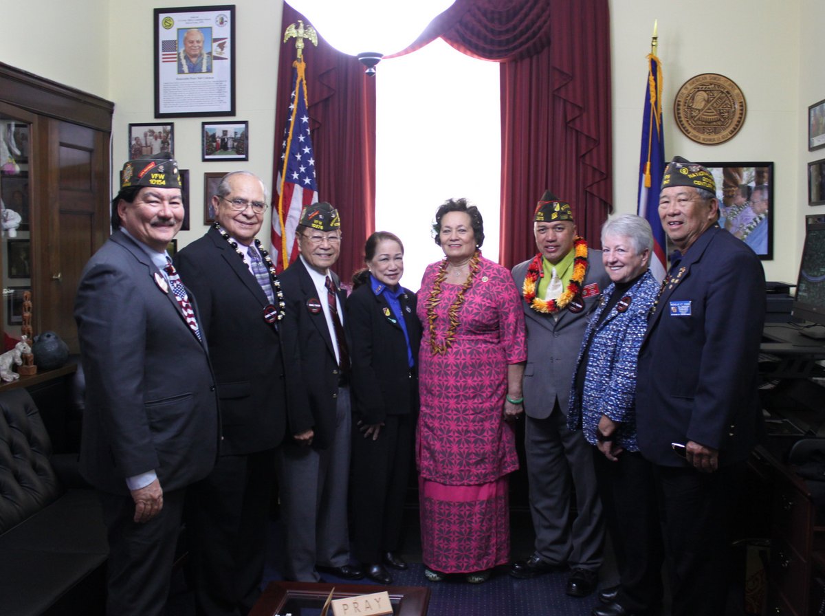 Amata and VFW representatives met to discuss health care and services
