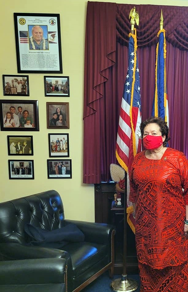 Amata in the American Samoa Congressional Office in Washington