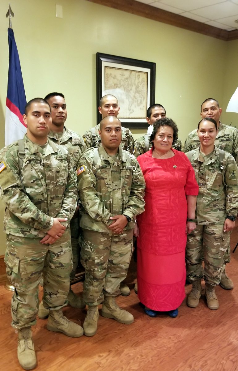 Amata with Soldiers at Fort Jackson