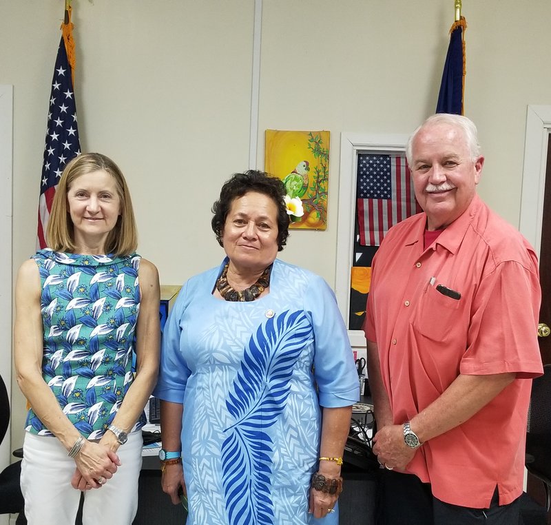 Congresswoman with TriWest Representatives Donna Hoffmeier and Hal Blair