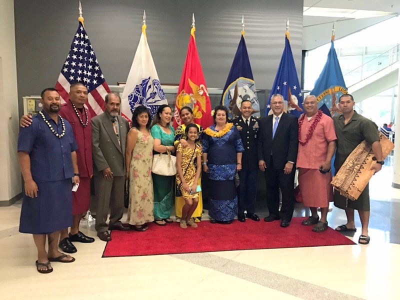 Aumua Amata Charles Tobin Nik Pula Friends and Family