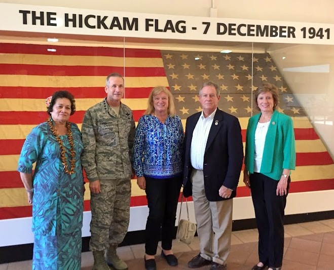 Before the Hickam flag