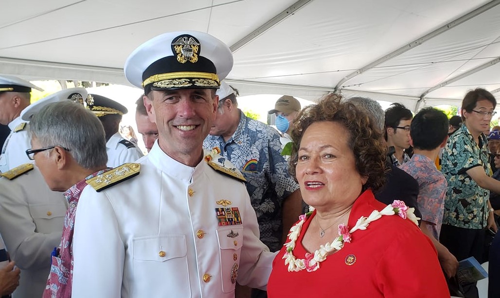 Congresswoman Amata & Chief of Naval Operations Admiral John M. Richardson