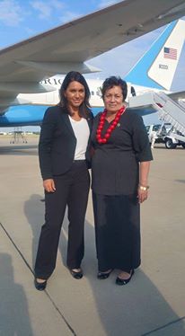 Congresswoman Amata and Congresswoman Tulsi Gabbard