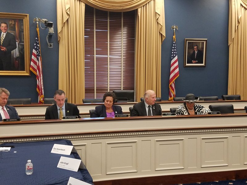 Congresswoman Amata and the Committee in a Small Business meeting