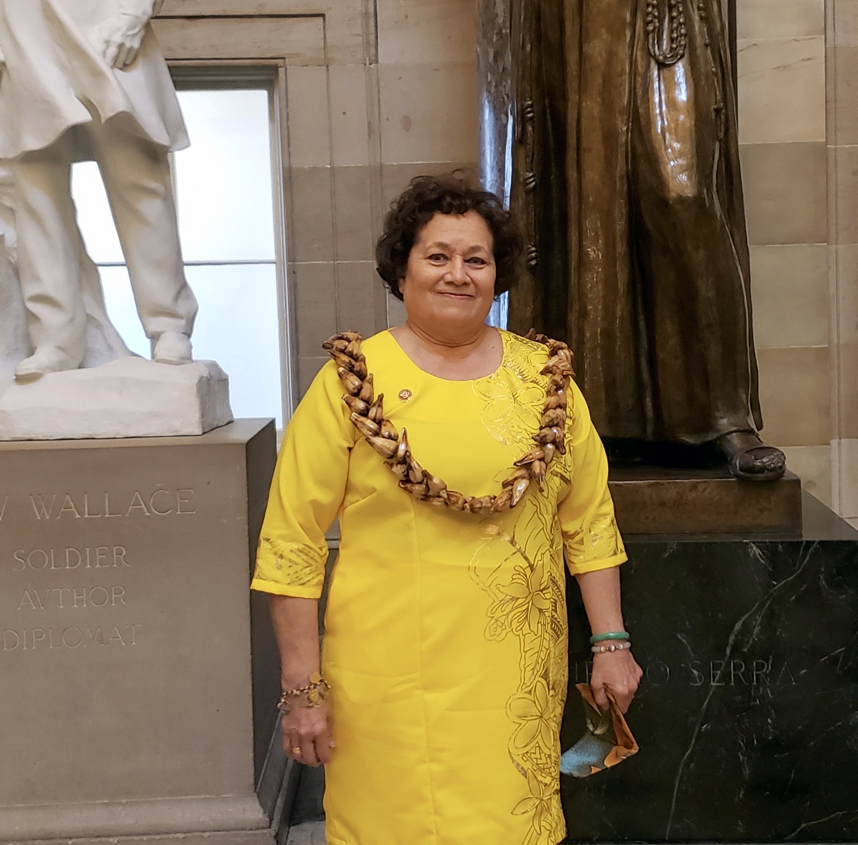 Congresswoman Amata at the Capitol on the first day of the 117th Congress