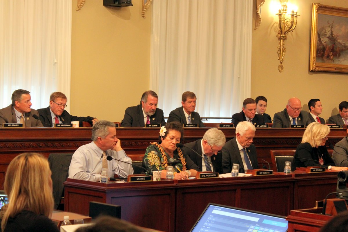 Congresswoman Amata during discussion on her bill this morning