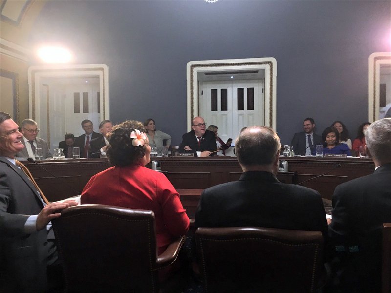 Congresswoman Amata testified for her Nutrition Assistance Amendment