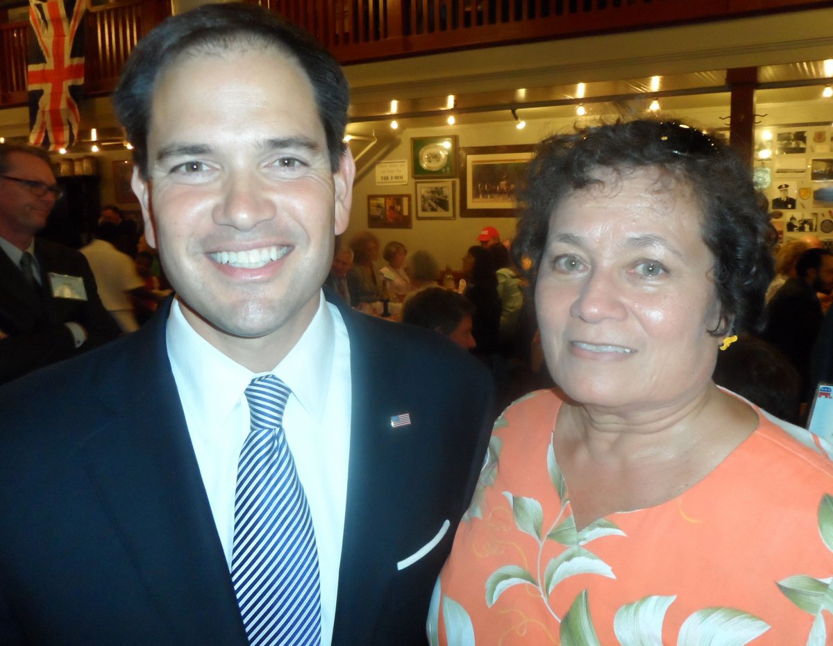 Congresswoman Amata with Chairman of the Senate Small Business Committee Marco Rubio