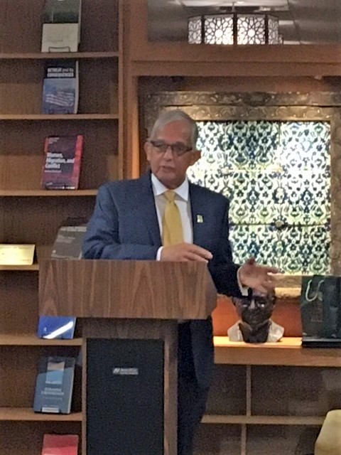 Dr Underwood speaks at Georgetown University's Gov Peter Tali Coleman lecture series