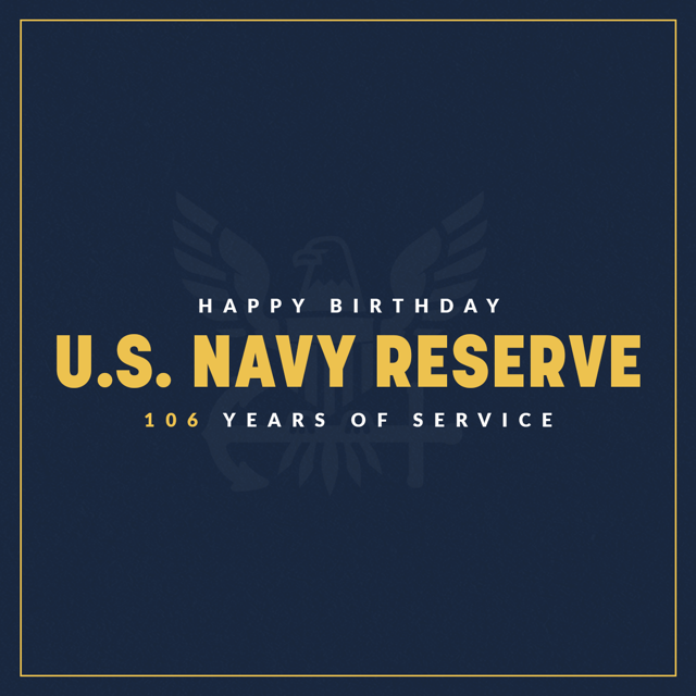 Navy Reserve 106 years