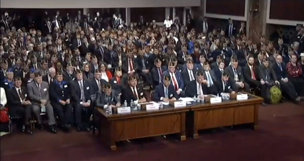 View of the VFW hearing.