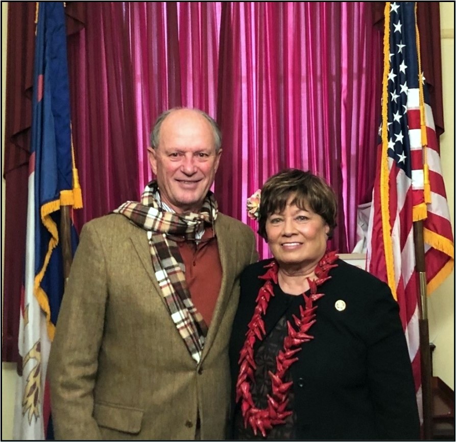 Congresswoman Amata & Oceanographer Dr. Robert Ballard (discoverer of the Titanic) had a meeting in Nov. 2021 and he plans upcoming research in American Samoa.jpg