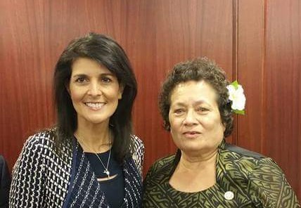 Congresswoman Amata with Ambassador Nikki Haley