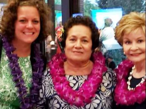 Reps Amata and Bordallo with Kirsten